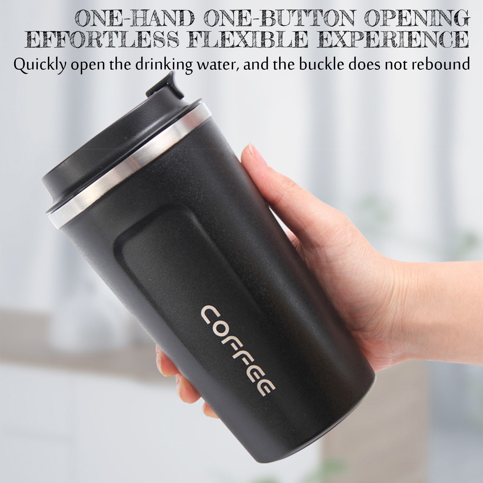 Travel Mug Insulated Coffee Cup With Leakproof Lid Vacuum Insulation ...