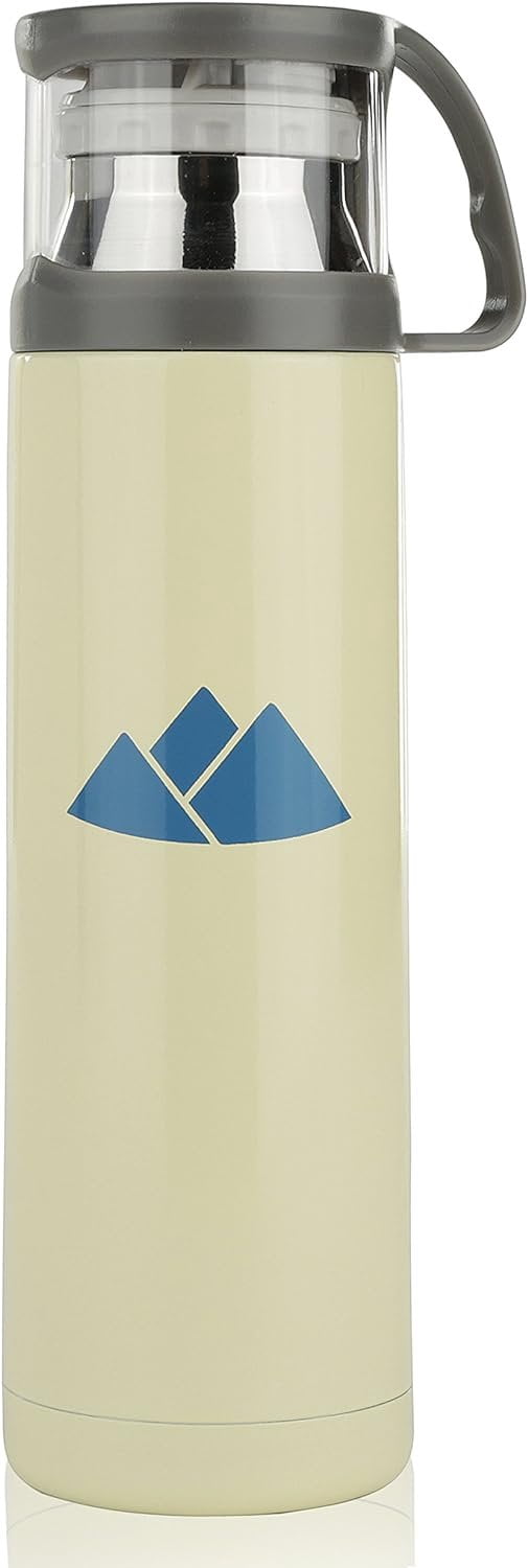 Travel Mug Stainless Steel Thermos Vacuum Mug 16oz Contemporary Insulated  Commuter Tumbler for Office, Home, Camping, School, Hiking 16 Ounce  Insulated Thermal Cup for Kids and Adults White - Walmart.com