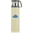 thumbnail image 1 of Travel Mug Stainless Steel Thermos Vacuum Mug 16oz  Contemporary Insulated Commuter Tumbler for Office, Home, Camping, School, Hiking  16 Ounce Insulated Thermal Cup for Kids and Adults White, 1 of 5