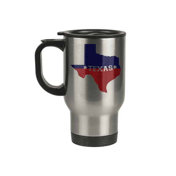 Travel Mug Texas - Souvenir Gift For Lovers - 14 Oz Stainless Steel Coffee Cup