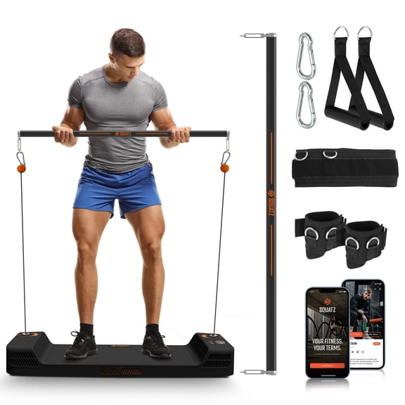 Travel Multifunctional Apollo Board Device, Push-Up Body Workout System Equipment (Orange)