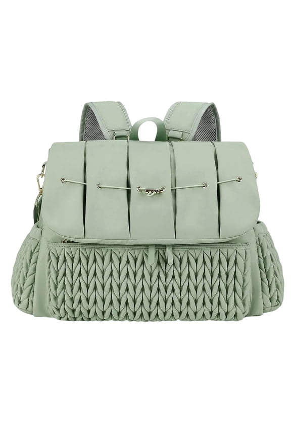 Travel Multifunctional Bag Backpack with Changing Pad Large Capacity Foldable Travel Nappy Bag for Adventurous Parents