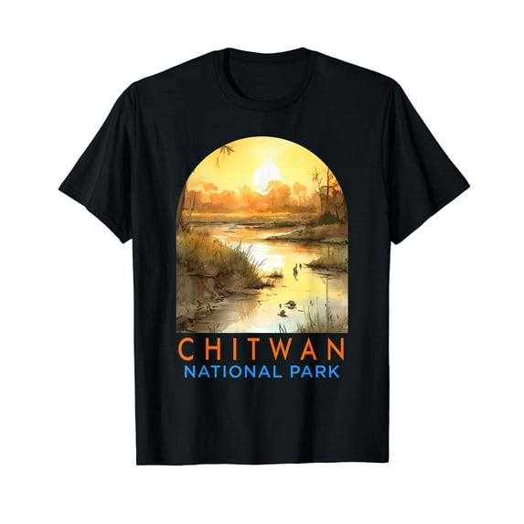Travel Nature Lover Exploring Chitwan National Park Nepal T-Shirt