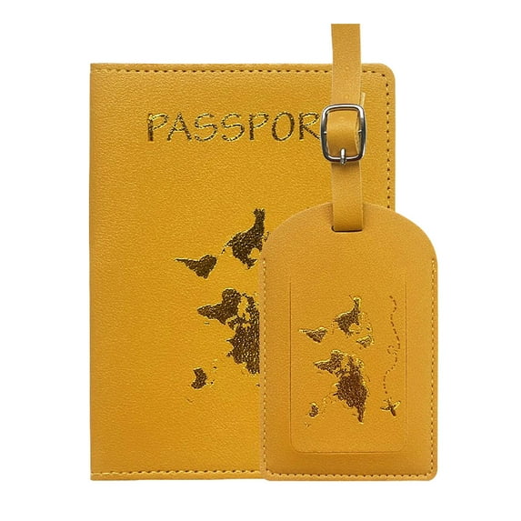 Travel Necessities Travel Accessories Fashionable Clothing Earth Clothing Pu Leather Clothing Travel Bag Book Storage Suitable for Men and Women 5Colors