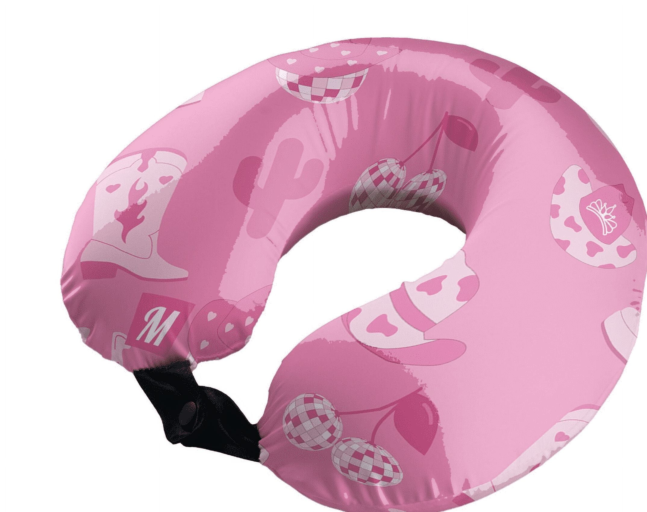 Travel Neck Pillow, 14x12, Polyester Cover, Pillow Insert, Machine Washable Cover, Unsex, 0.64lbs.