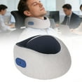 thumbnail image 1 of Travel Neck Pillow With Massage - Heat and Vibration Massage U-Shaped Pillow - Portable Rechargeable Massage Pillow - For Travel and Relaxation - 1 Piece - Gray, 1 of 8