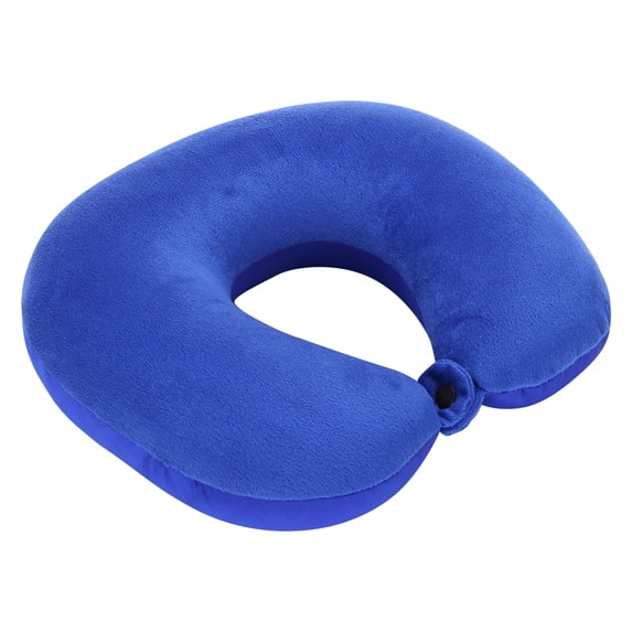 Travel Neck Pillow Washable Cover Comfortable Memory Foam Airplane Travel Accessories Essentials Plane Neck Support Pillow for Neck Pain Relief and Sleeping