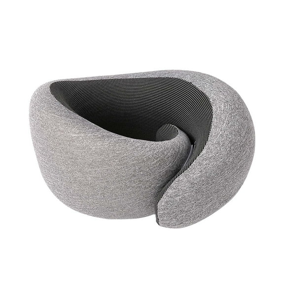 Travel Neck Pillow for Sleep: Adjustable Memory Foam Travel Pillow Neck Pillow 360° Head Support Portable Travel for Planes Trains Cars