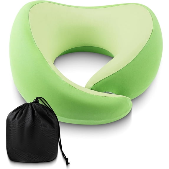 Travel Neck Pillow for Traveling Pillows Support Essentials Flying Long Flights Plane Gifts Pain Airplanes Memory Foam