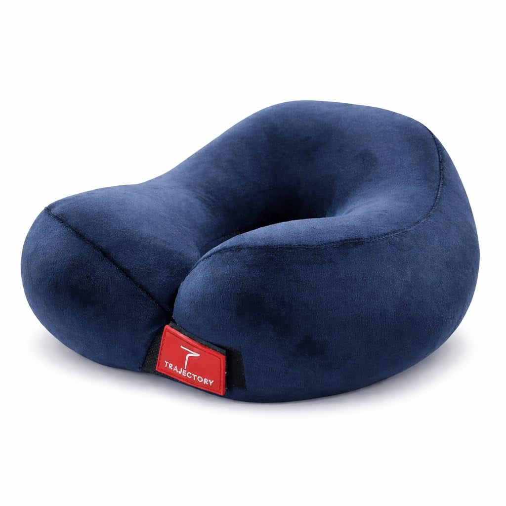 Travel Neck Pillow for Travelling and Sleeping in Airplane Flight, Cab ...