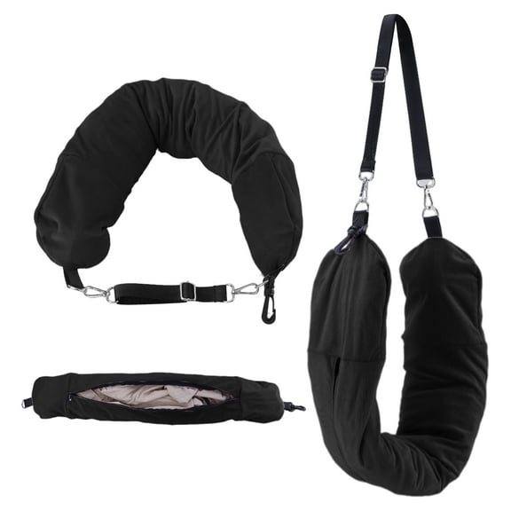 Travel Neck Pillow with Clothes Stuffable Travel Pillow Stuffable Neck Pillow Fillable Neck Pillow for Airplanes Travel