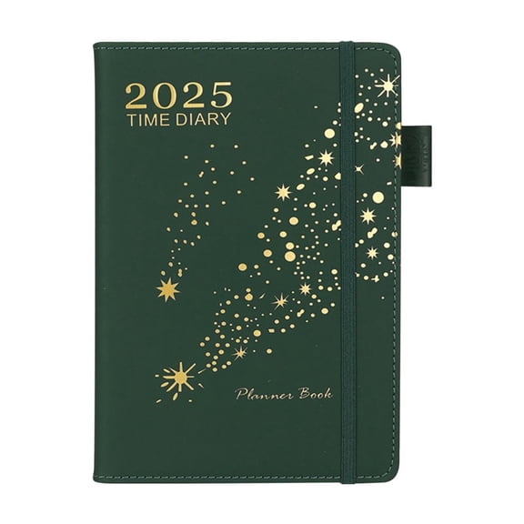 Travel Notebook 2025 English And Spanish Schedule Book Binding Notes Today's Plan Book