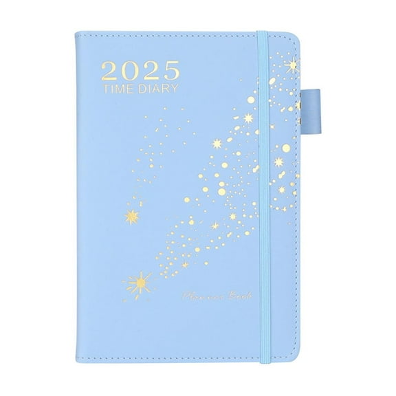Travel Notebook 2025 English And Spanish Schedule Book Binding Notes Today's Plan Book