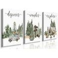 thumbnail image 1 of Travel Nursery Print,Woodland Forest Nursery Decor Explore Nursery Wall Art,Baby Boy Nursery Decor, Adventure Set of 3 Prints,Camping Prints, Adventure Nursery Decor Baby Boy Room Decor 12"x16", 1 of 3