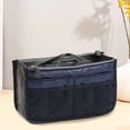 thumbnail image 1 of Travel Organizer Bag Double Zipper Multi Pocket Makeup Toiletry Electronics Storage Pouch Foldable Organizer, Mesh Pocket Design, Large Capacity Layout For Travel Work Business Office Daily Use, 1 of 6