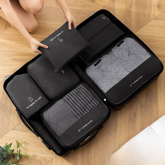Multi-Purpose Travel Organizer Bag Set, Clothes and Shoes Storage Bags, Suitcase Clothes Organization Bags, Lightweight Polyester Travel Storage Set for Trips, Packing Essential