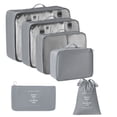 thumbnail image 1 of Travel Organizer Bags Set, Multifunction Packing Cubes Storage Bags for Luggage Sorting Efficient Packing Organization Solution for Business Travel Vacation Weekend Trips Frequent Travelers, 1 of 5