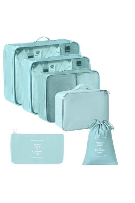 Travel Organizer Bags Set, Multifunction Packing Cubes Storage Bags for Luggage Sorting Efficient Packing Organization Solution for Business Travel Vacation Weekend Trips Frequent Travelers