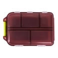 thumbnail image 1 of Travel Organizer Case,Mini Organizer Storage with 10-Compartment,Portable Container,Double-Layer Plastic Organizer with Sealed Lids,Small Item Container for Carry Storage Organizer,(Brown,2.4x3.7 in), 1 of 9