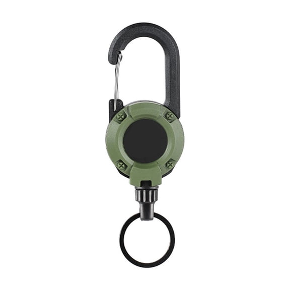 Travel Outdoor Tactics Telescopic Buckle Rope Key Chain for Camping Lightweight Utility with Easy Pull Buckle and Drop Rope Function