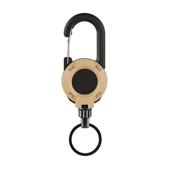 Travel Outdoor Tactics Telescopic Buckle Rope Key Chain for Camping Lightweight Utility with Easy Pull Buckle and Drop Rope Function
