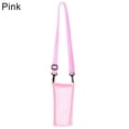 thumbnail image 1 of Travel Outdoor Visible Bag Portable Mug Holder Water Bottle Bag Beverage Bag Mesh Cup Pouch Sport Water Bottle Cover PINK, 1 of 8