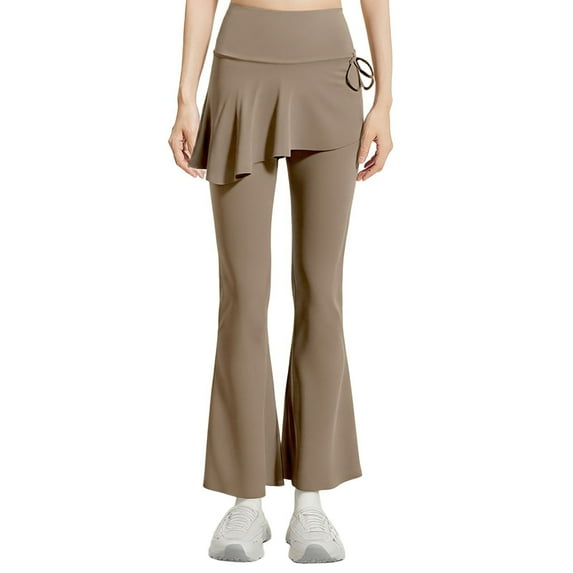 Travel Outfits Women Airport Women's Yoga Fitness Two Piece Glare Yoga Pants With High Stretch Color Blocked High Waist And Lifting Fitness Pants Fit 21 Womens Pant Suits Casual Pencil Pant Khaki S