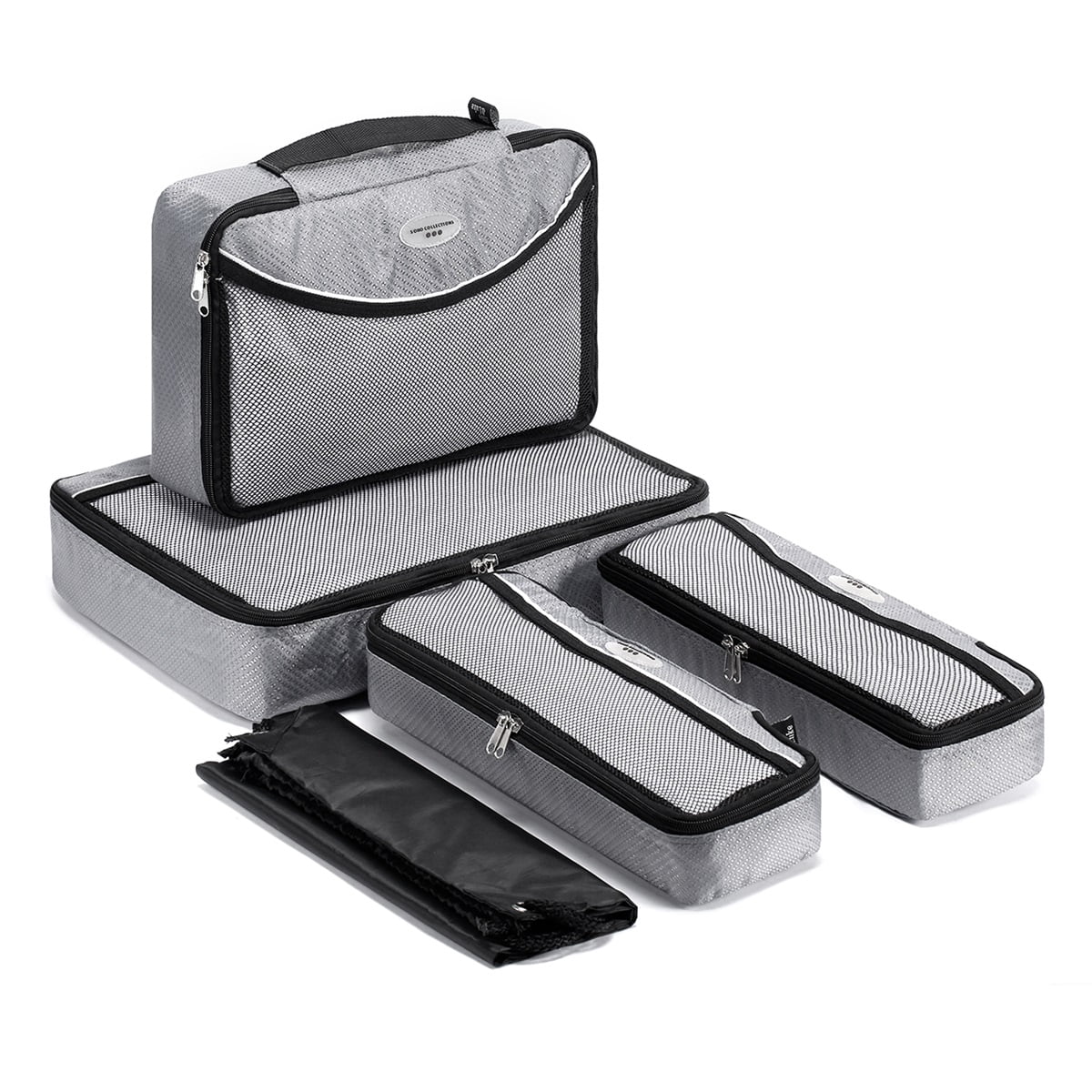 Travel Packing Cubes 5Pcs Travel Organizer Bag Luggage Organizer Clothes Packing Bag Travel Suitcase Underwear Packing Bag