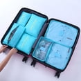 thumbnail image 1 of Travel Packing Cubes 7 Piece Set - Suitcase Organizers for Clothes, Shoes & Toiletries - Includes Laundry Bag & Compression Bags - Travel Accessories, 1 of 5