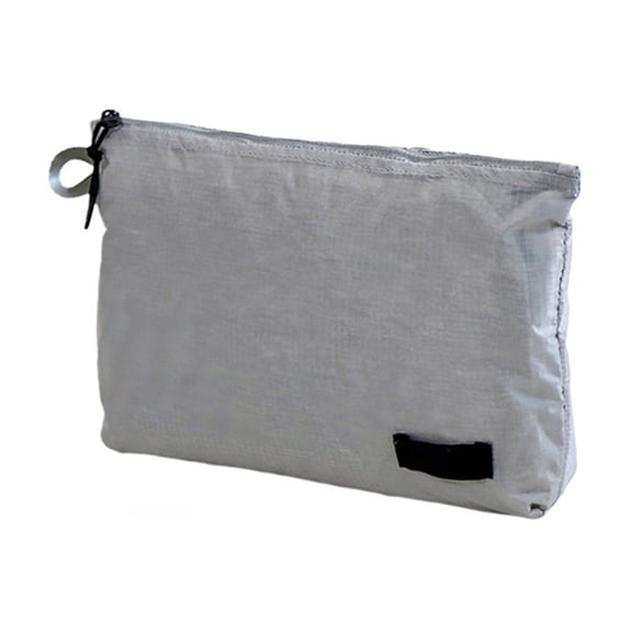 Travel Packing Luggage Organizer Bag, Gray Nylon Clothing Storage Pouch, Water Resistant Packing Cube for Suitcase, Business Trip and Camping Travel Accessories,17.7X13In