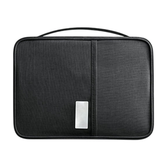 Travel Passport Organizer, RFID Blocking Document Holder with Multiple Card Slots and Zipper Pocket, Waterproof Travel Essentials Bag for Women Men, Portable Carry-On Accessories