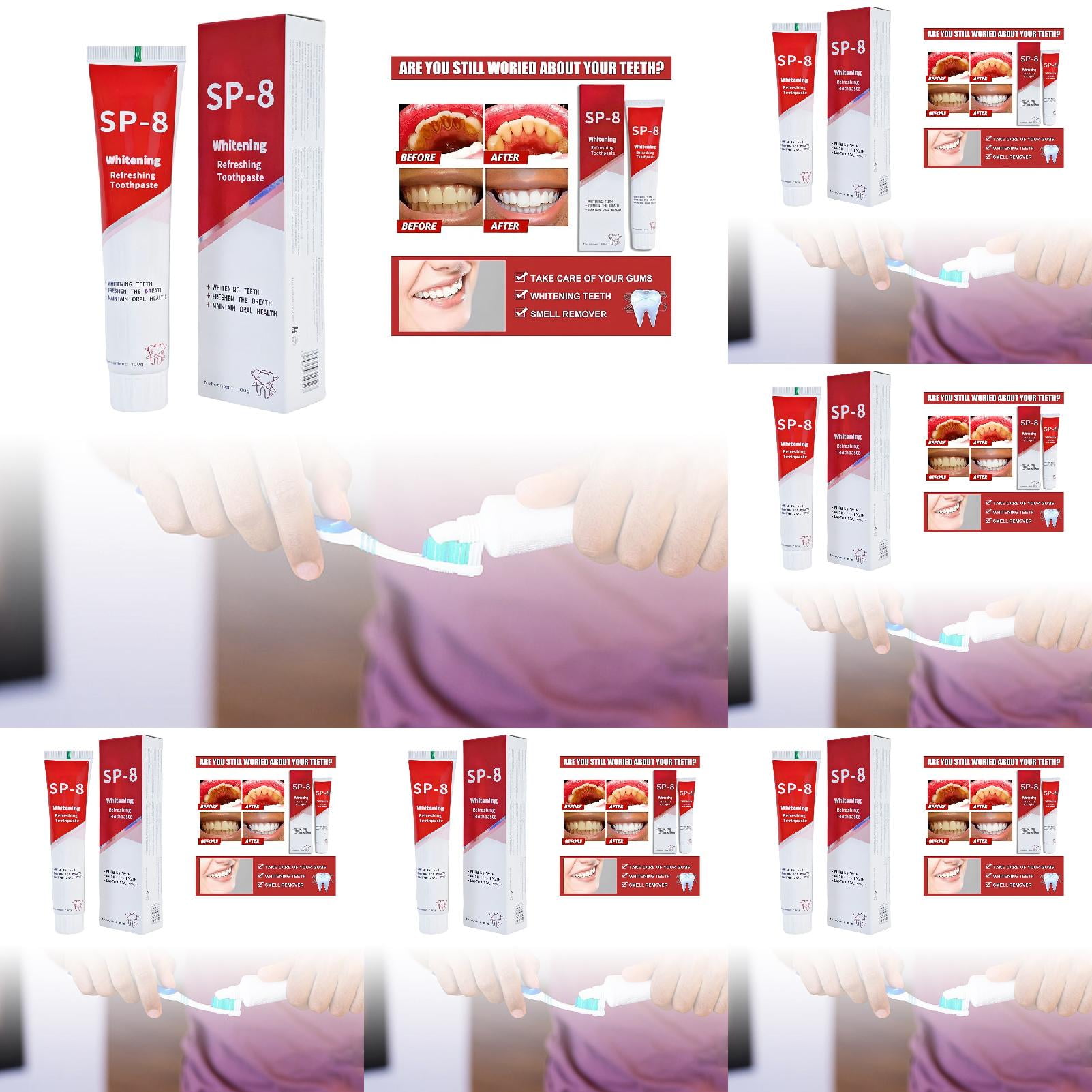 Travel Pen Ultra Bright Toothpaste Control Toothpaste Gel Single Use Toothpaste Packets Fresh