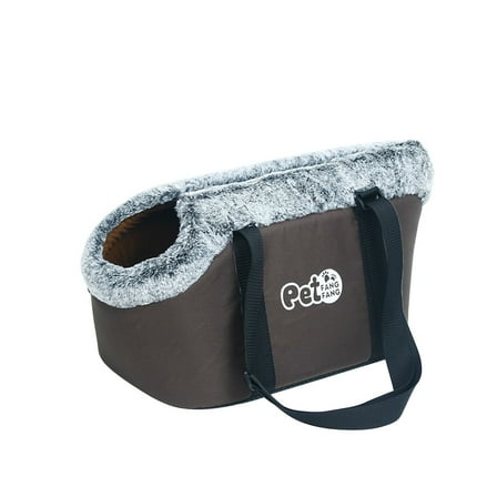 Travel Pet Carrier 15x8x10 Inch Handheld Tote Collapsible Car Seat Bag for Small Dogs Cats Under 11lbs with Removable Mat small dog