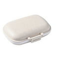 thumbnail image 1 of Travel Pill Organizer, 8 Compartment Daily Case for Medications, Portable Storage Box for Pocket, Purse, and Bag, Secure and Sturdy Design, Convenient Travel Container, 1 of 6