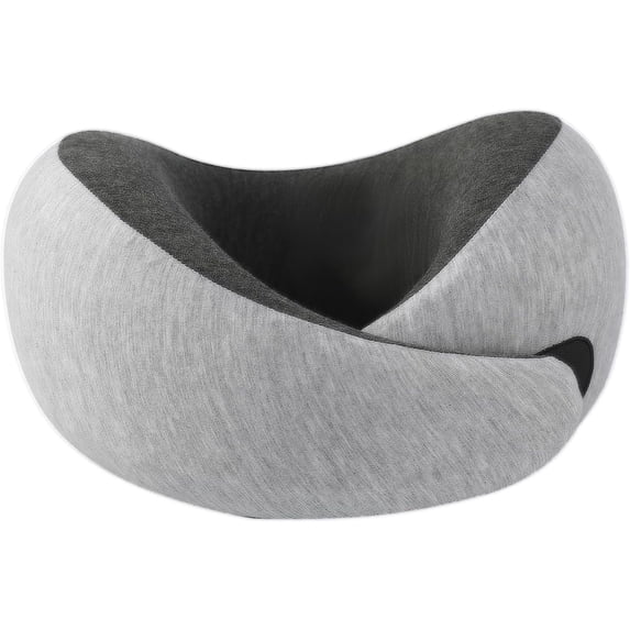 Travel Pillow Airplane, Memory Travel Pillows for Comfort Sleeper Hold Compact and Design for Traveling Rides Road Trip Essentials for Adults and (Grey)