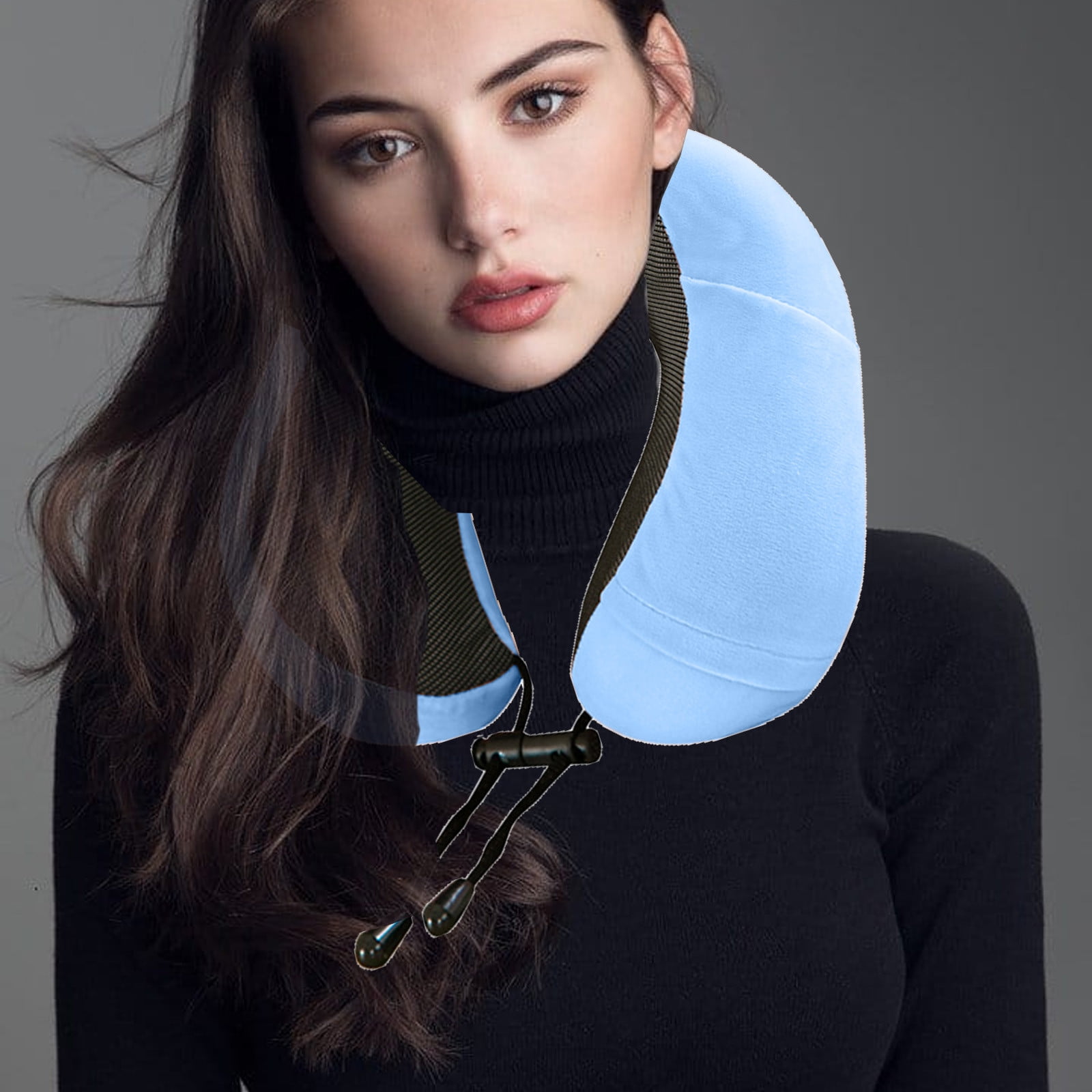 Travel Pillow, Best Memory Foam Neck Pillow Head Support Soft Pillow