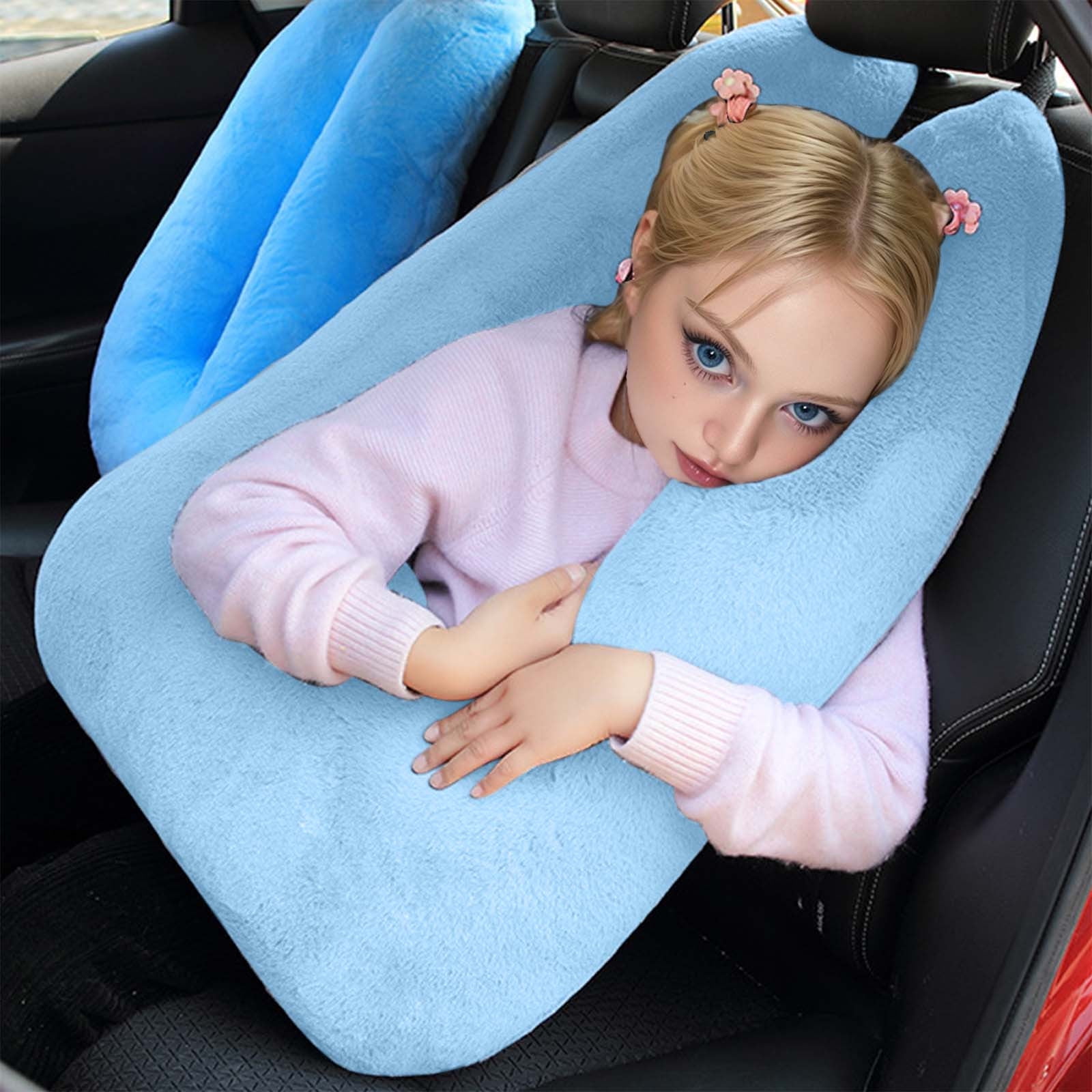 Car Pillows For Kids Roadtrip Pillow, Traveling Car Pillow For
