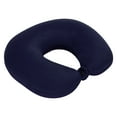 thumbnail image 1 of Travel Pillow Memory Foam, Comfortable Travel Neck Pillow U Shape, Support Neck and Head to Relieve Fatigue, Portable Neck Pillow Suitable for Planes, Trains, Self-Driving Cars, Navy, 1 of 8