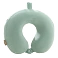thumbnail image 1 of ofefe Green Memory Foam Neck Pillow for Airplanes, Cars, and Home Recliners, 100% Pure Memory Foam, Soft and Adjustable Head Support, 1 of 6