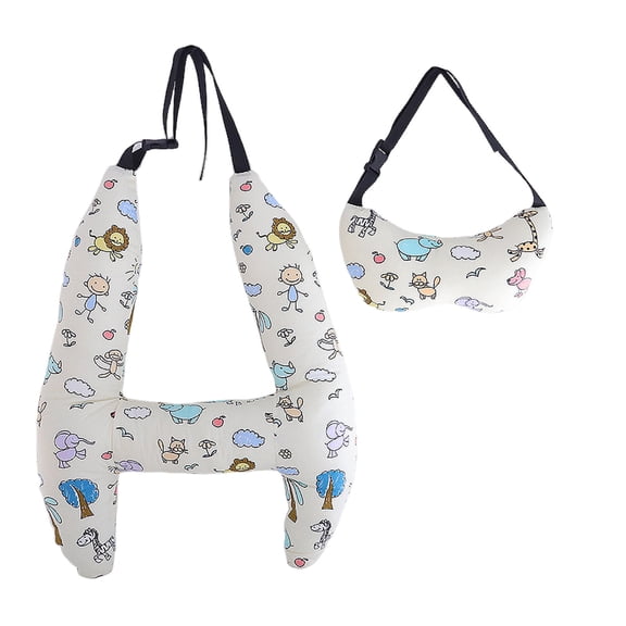 Travel Pillow Set for Car Back Seat Comfort Support Kids and Adults Long Journeys Rest