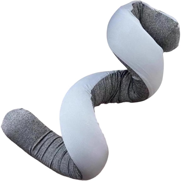 Travel Pillow, Travel Neck Pillow for Airplanes Car, 100% Pure Memory Foam Travel Pillow, Sleeping Essentials for Long Flight 360° Head Support Degree Comfort and Breathability(Gray)