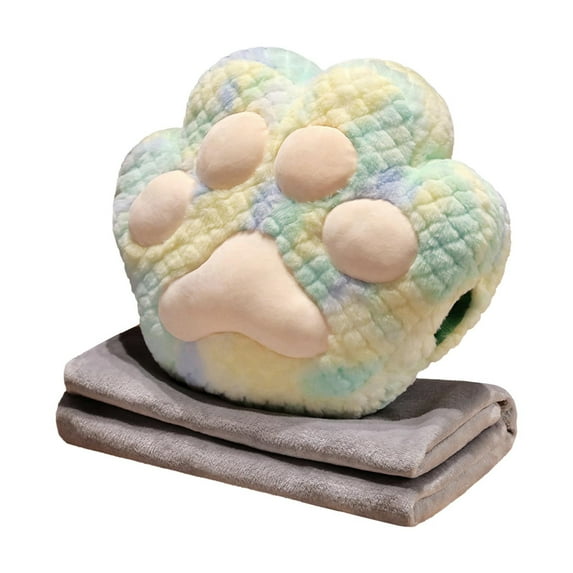 Travel Pillow and Blanket Combo Set for Cozy Airplane Car Camping Trips with Compact Portable Warm Design