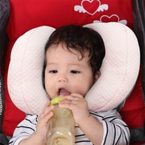 Travel Pillow for Head and Neck Support Comfort in Car Seats and Strollers with Ergonomic Design