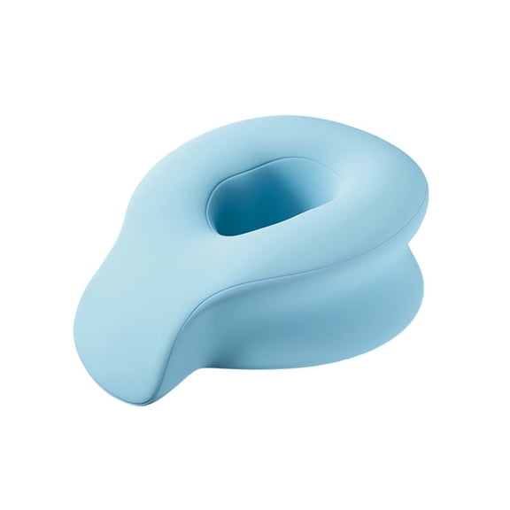 Travel Pillow with Washable Pillowcase Memory Foam Massage Support Breathable Face Down Spa Salon Use