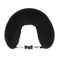 thumbnail image 1 of Travel Pillowcase Stuffable Neck Pillow with Zipper Storage Compartment Soft Velvet Carry On Essential for Flight Car Train Camping, 35.4x7.1inch, 1 of 9