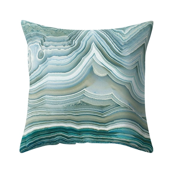Travel Pillowcase with Zipper No Pillowcase Geometric Creative Pattern Home Sofa Cover Decorative Cushion Pillowcase Light Teal Throw Pillows Light Pillows