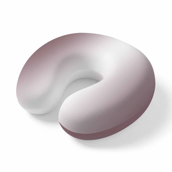 Travel Pillows U Shape Memory Foam Ombre Purple Plane Neck Pillows Head Support Comfort Portable Gradient Color Light Purple Headrest Neck Pillow for Airplane Car Office Home Chair Sleeping Rest