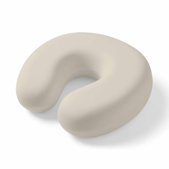 Travel Pillows U Shape Memory Foam Swan White Plane Neck Pillows Head Support Comfort Portable Simple Style Headrest Neck Pillow for Airplane Car Office Home Chair Sleeping Napping Rest