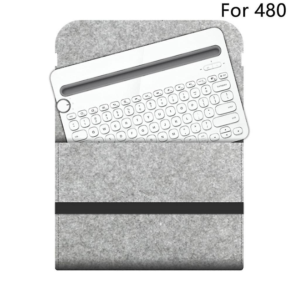 Travel Portable Felt Carrying Case Flexible Keyboard Bag For Logitech