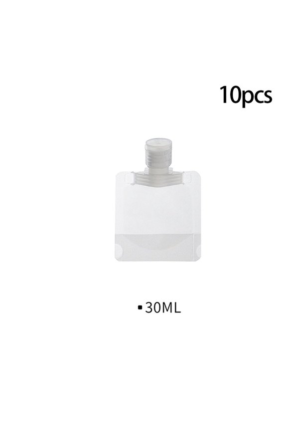 Travel Portable Leakproof Emulsion Dispenser Bag, Reusable Cosmetic Storage Pouch in Robust Plastic, Available in 30/50/100mL Sizes for Secure Transport (30ml)